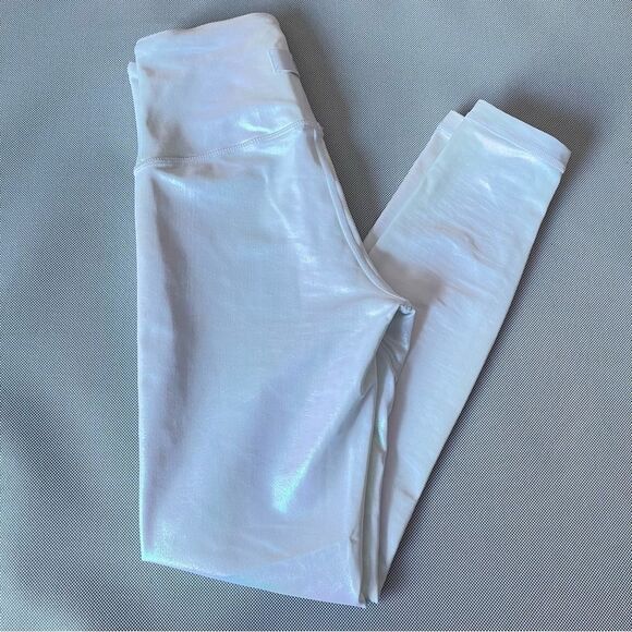 ZYIA ACTIVE Iridescent Rainbow Lux Unicorn Yoga Pant Women’s Size 0 - Picture 1 of 7